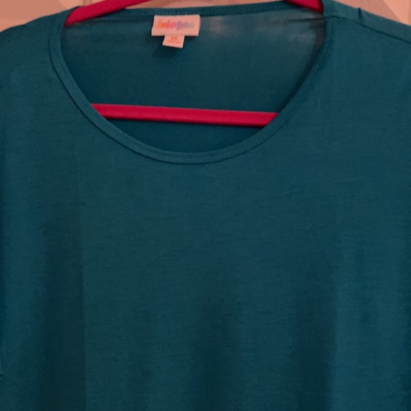 LaLa Roe Irma top Turquoise color - Picture 2 of 4